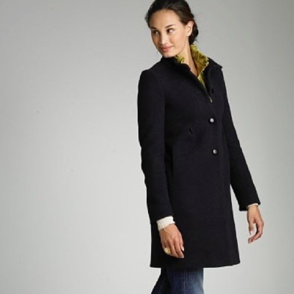 J. Crew Stadium-Cloth Shipley Coat in Dark Navy - Picture 7 of 7